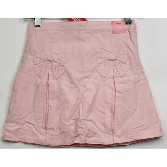NWT 2005 Gymboree It's a Girl Thing Pink Corduroy Skort sz 10 12 Bow Pleats Cute - Picture 1 of 9